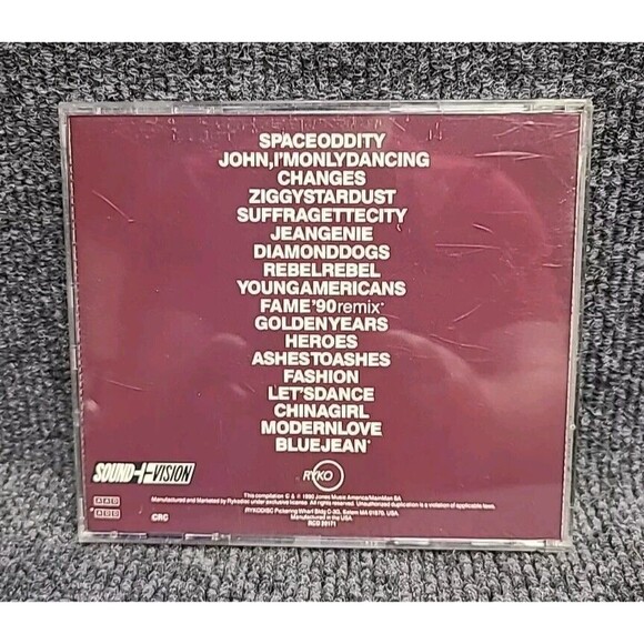 Vintage David Bowie Changes  RYKO RCD-20171 CD - Picture 2 of 4